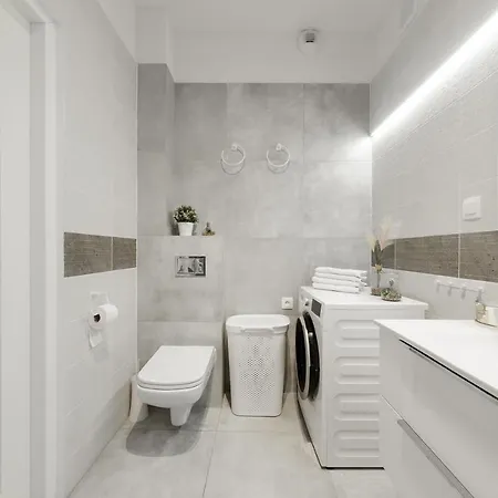 Lumina With Parking Near Atlas Arena Apartman Łódź